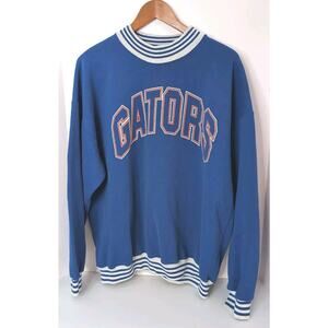 Vintage Gators Crewneck Sweatshirt Made In The USA Size Large Nutmeg Mills Tag
